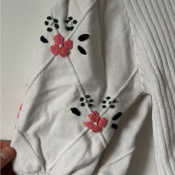 Floral Sleeve Cardigan - Picture 3 of 4